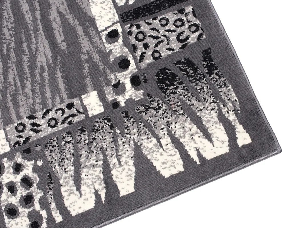 TA Koberec J316A TMAVO SIVÁ LACNÁ PP CRM Rozmer: 250x300 cm