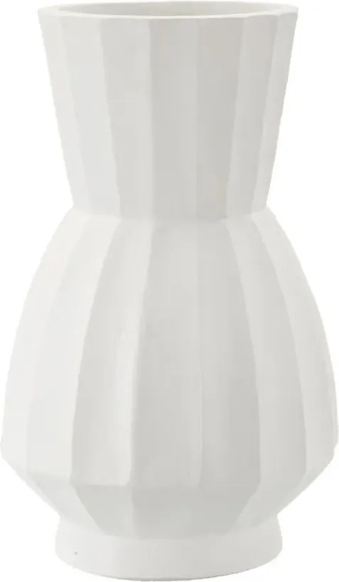 Váza Glint Pot 41 cm biela
