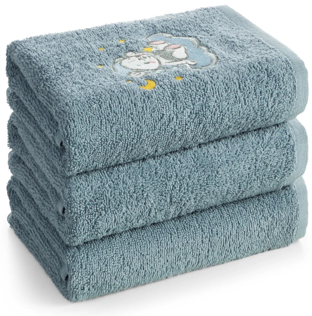 DETSKÝ BAVLNENÝ UTERÁK BABY75 70X140 CM SVETLOMODRÁ