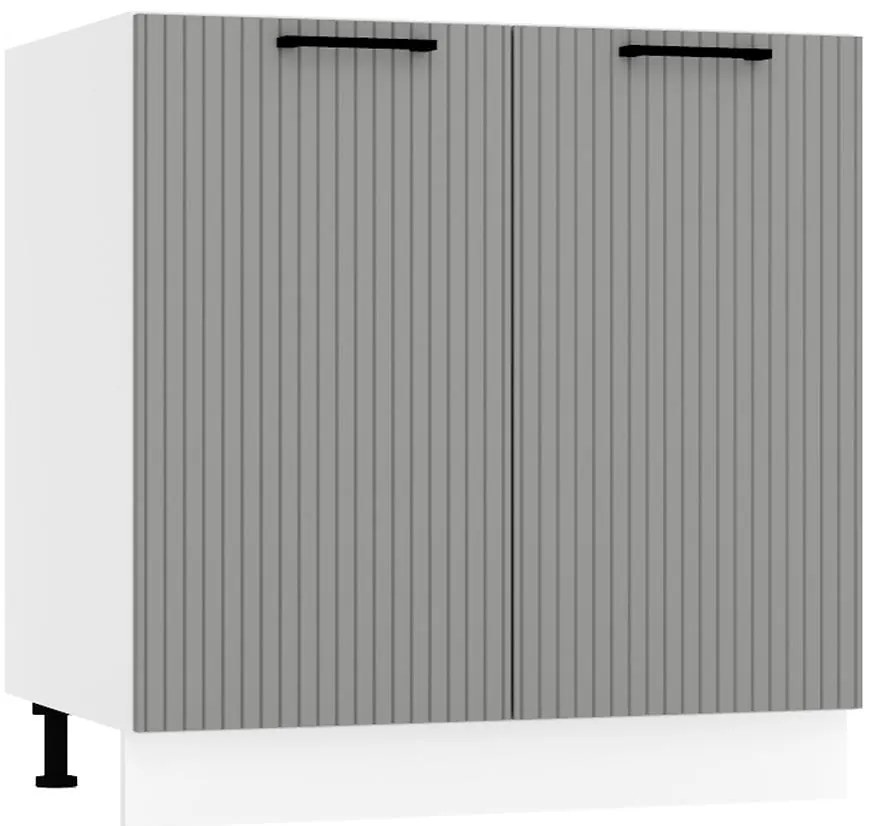 Skrinka do kuchyne  Kate d80 šedá mat