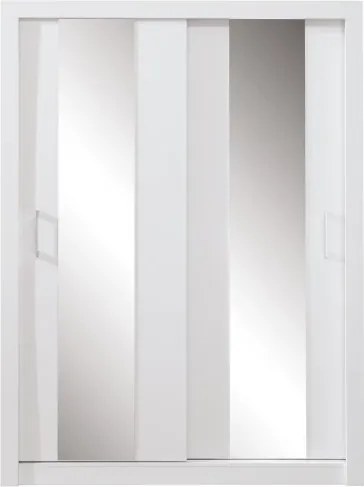 Šatník Duca 160, biela mat