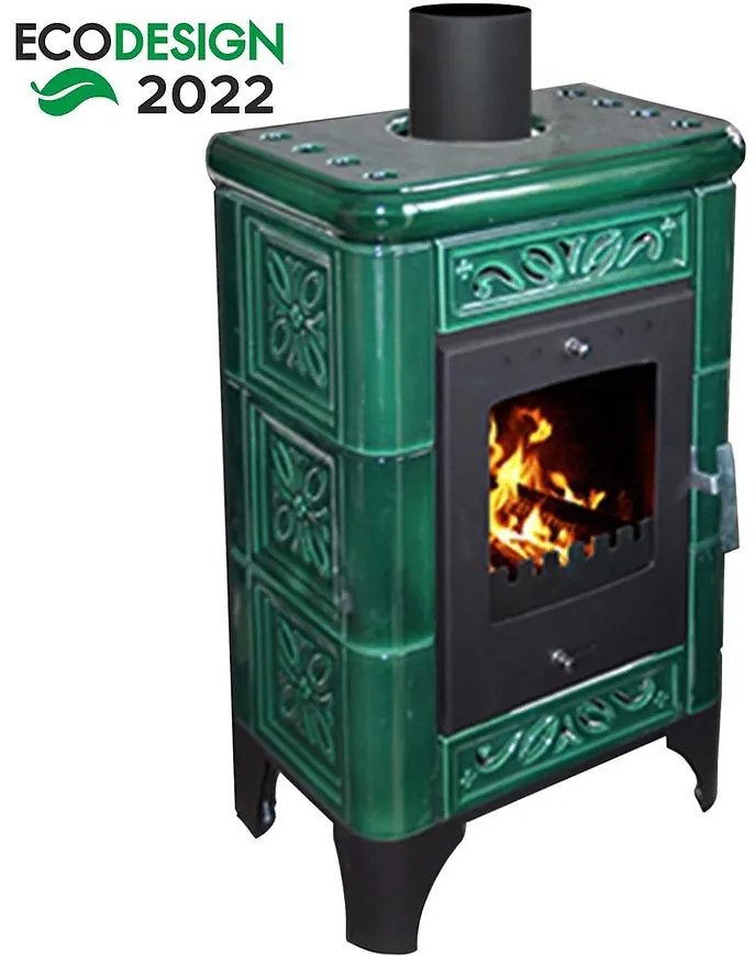 Krbové kachle Belluno II green 6kw