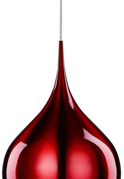 Searchlight - Luster na lanku VIBRANT 1xE27/60W/230V červená