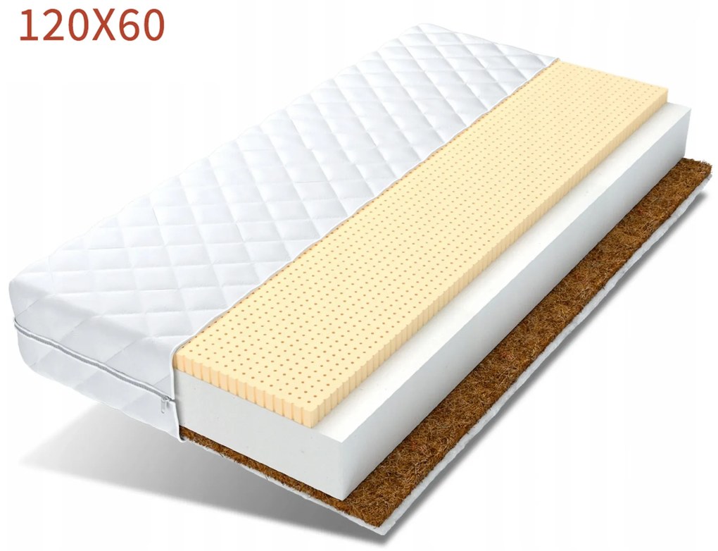 Vulpi Latexovo-kokosový matrac do postele CocoLatex 120x60