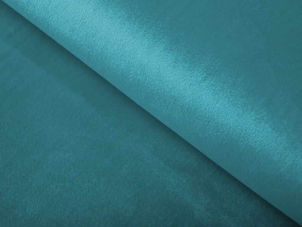 Biante Zamatový prehoz/behúň na posteľ Velvet Prémium SVP-035 Tyrkysovo modrý 60x240 cm