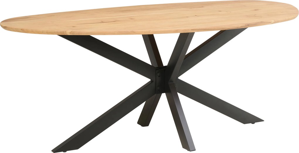 XXXLutz JEDÁLENSKÝ STÔL, akácia, čierna, farba akácie, 200/100/76 cm MID.YOU - Stoly - 002193002501