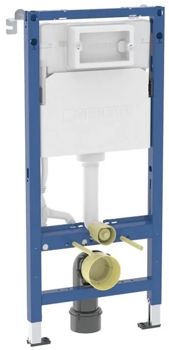Geberit Duofix Basic pre závesné WC, so splachovacou nádržkou Delta (UP100), 458.103.00.2