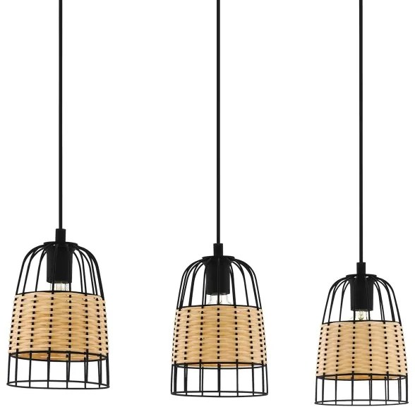 Eglo 43313 - Luster na lanku ANWICK 3xE27/40W/230V
