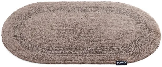 Kúpeľňový koberček Javo Cotton sepia ovál