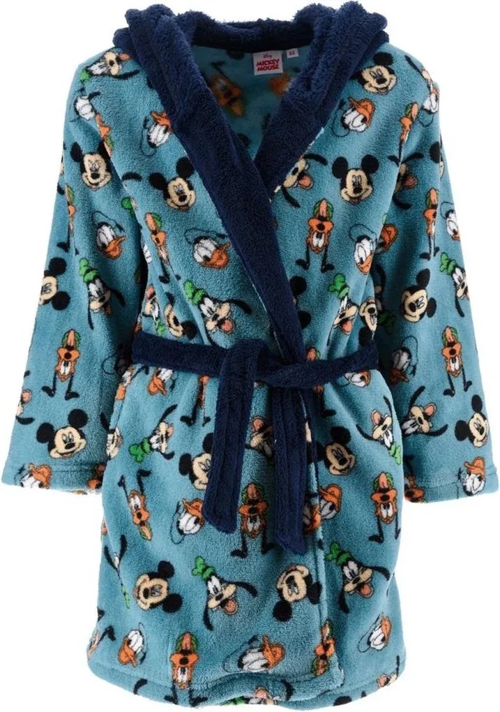 Detský coral fleece župan s kapucňou Disney, EU 104 Modrá