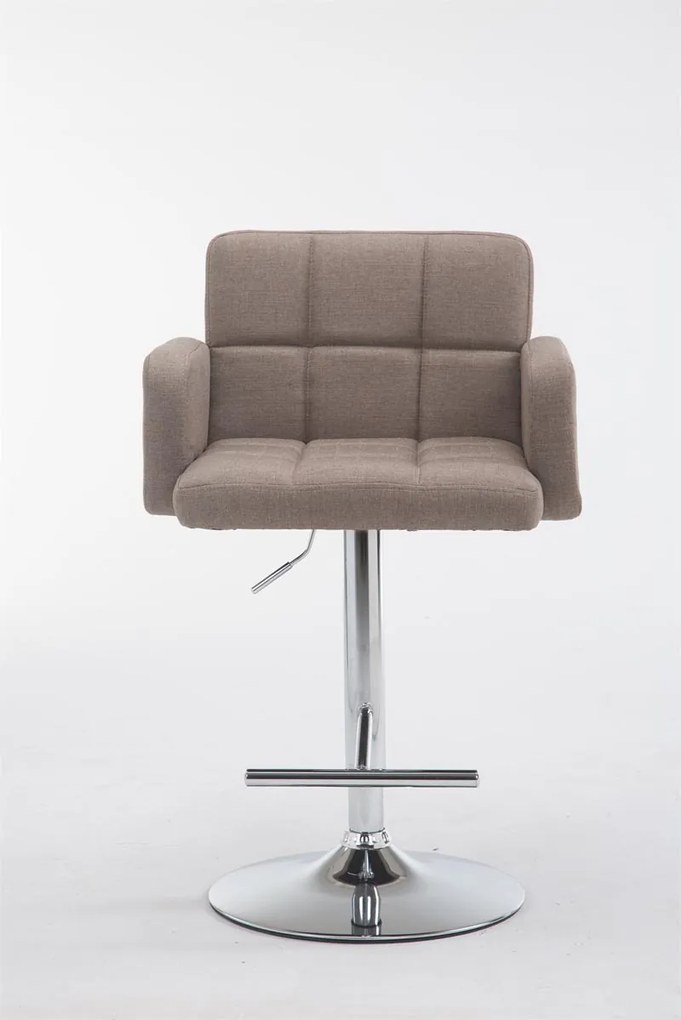 Barová stolička DS1038899 látka - Sivo-hnedá (Taupe)