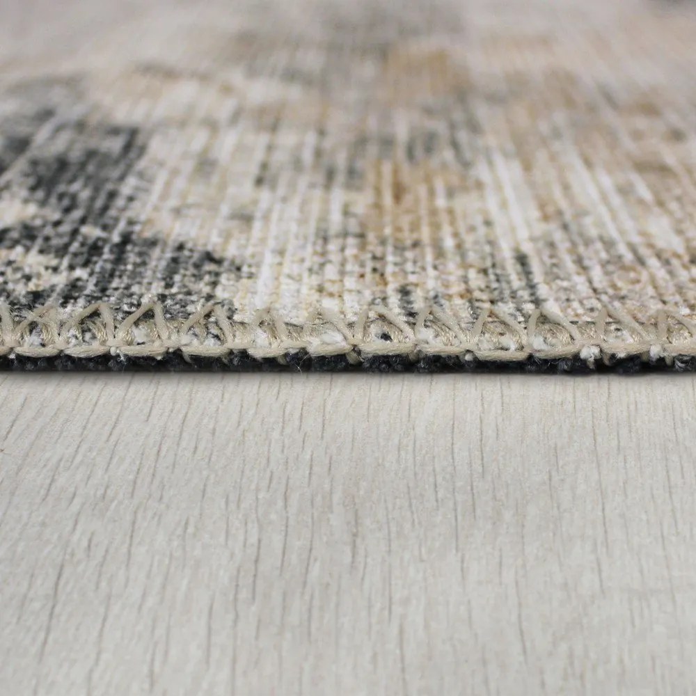 Sivobéžový prateľný koberec 190x290 cm Lila Abstract – Flair Rugs