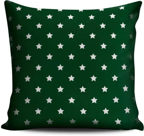 Vankúš Homedebleu Green Dots Darko, 45 x 45 cm