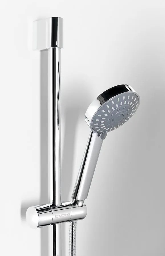 Sapho Sapho, AMY sprchová súprava s posuvným držiakom 980mm, hadica 1500mm, chróm, 1202-20