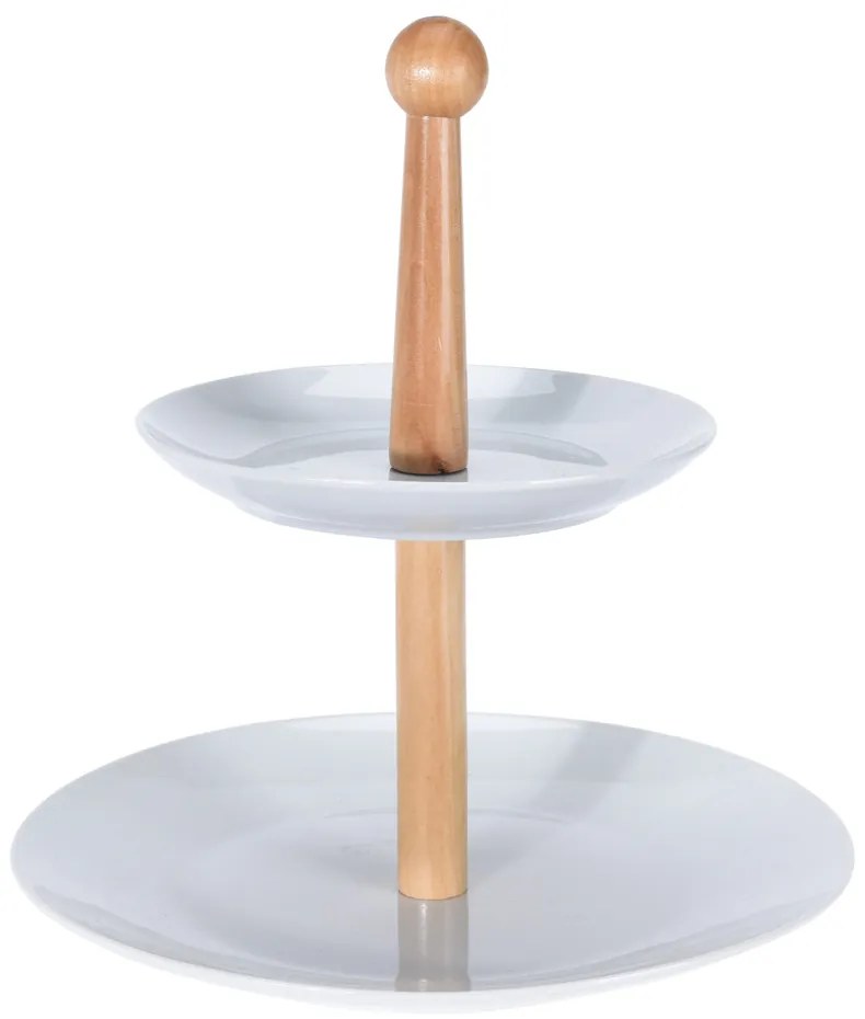 Porcelánový servírovací podnos Rebeca, 24x27 cm