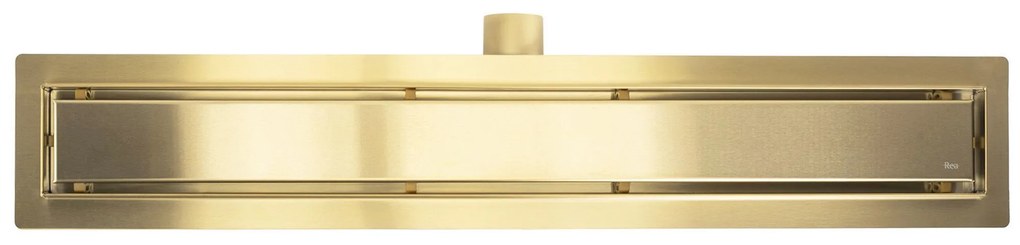 Rea Neox, nerezový odtokový žľab 70 cm, zlatá matná, REA-G4893