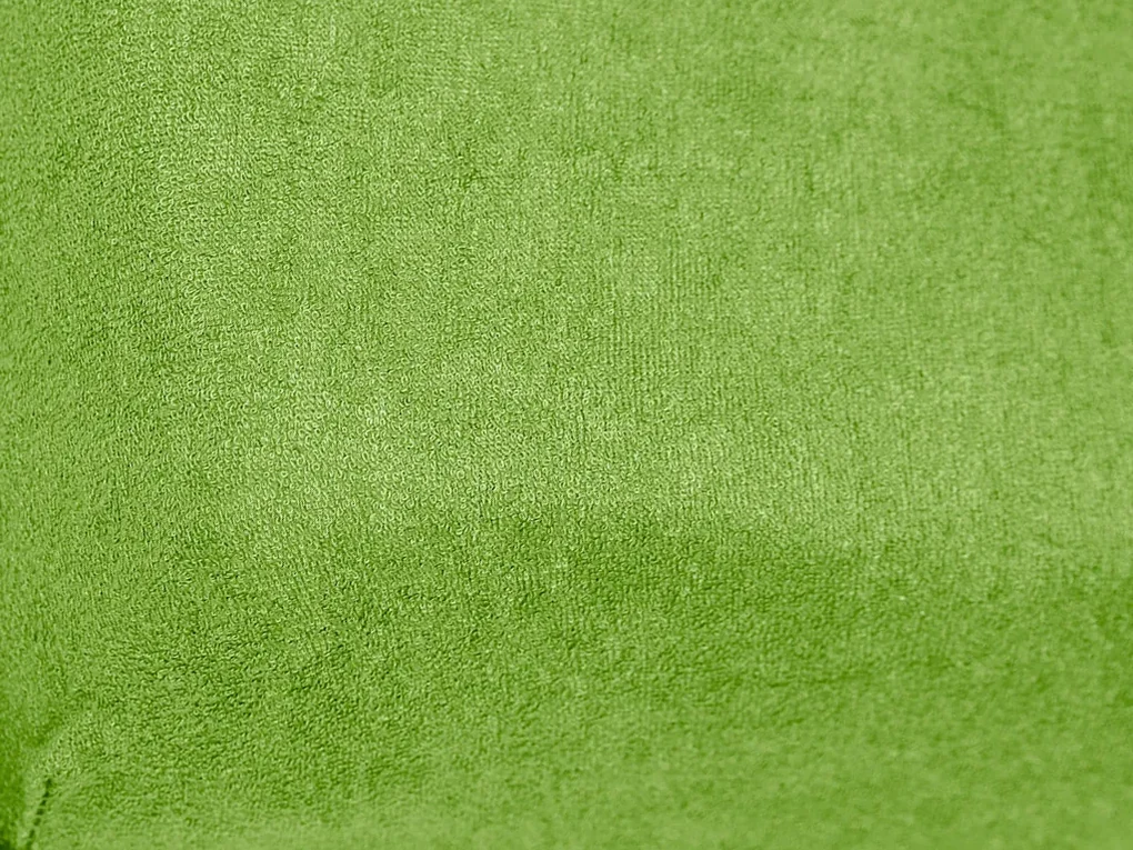 Froté plachta do detskej postieľky zelená 60x120 cm