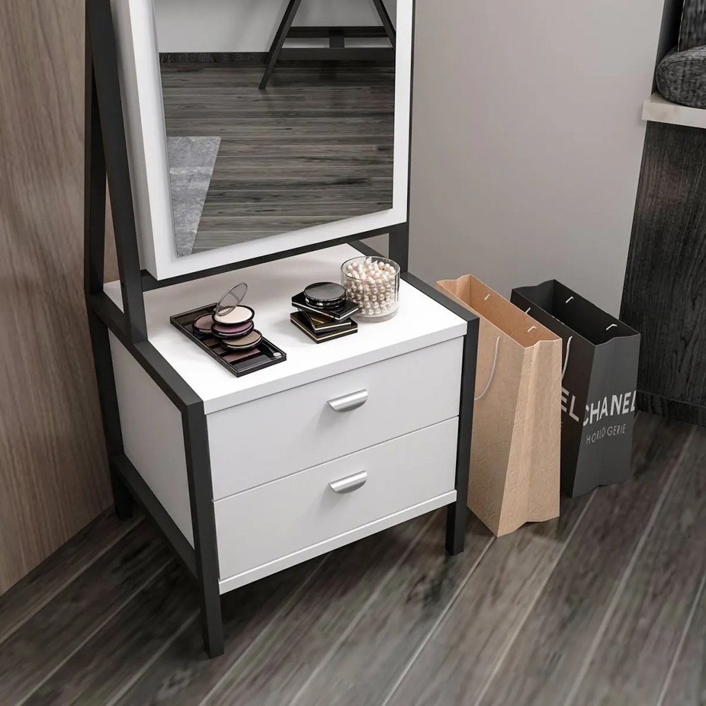 Kozmetický stol Elegante White