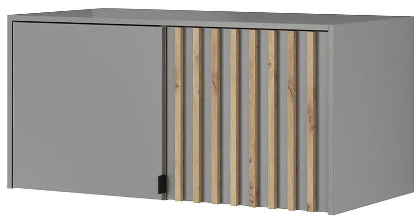 Nadstavec Na Skriňu Nelly 2d Sivá/Artisan