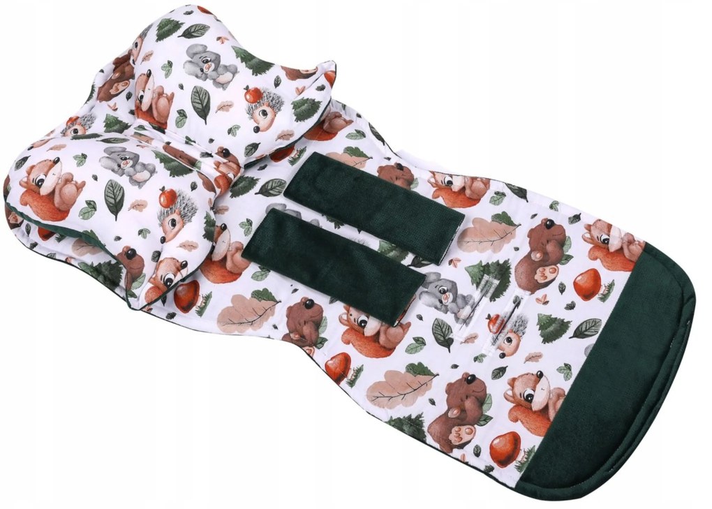 Vulpi Podložka do kočíka 5v1 ZUZU Velvet Farba: modrá-zvieratká