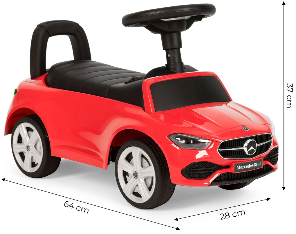 Odrážadlo Mercedes C CLASS, červené