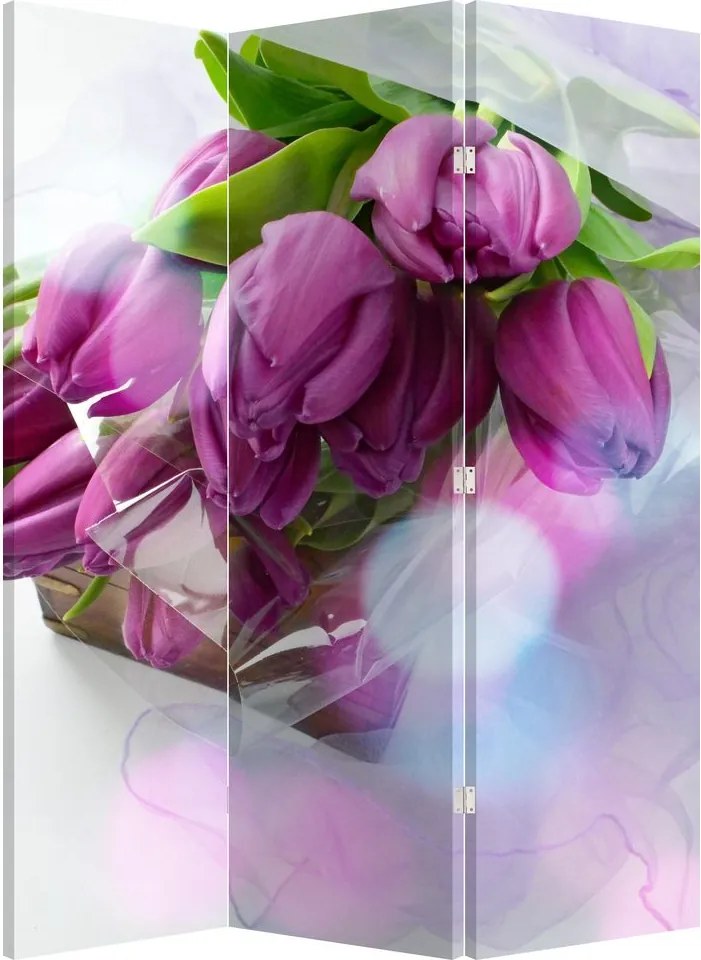 Paraván - Kytica tulipánov (126x170 cm)