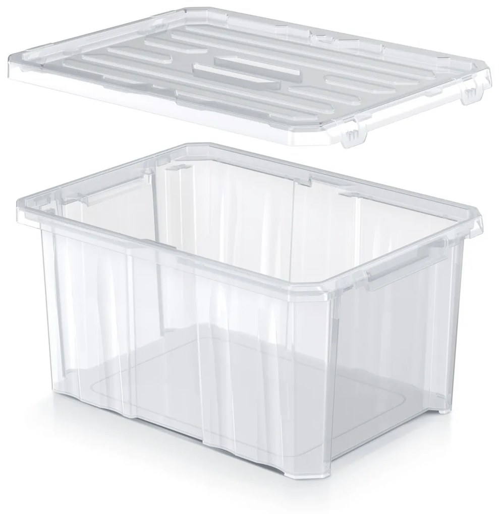 Plastový úložný box NCC12 6 l - priehľadná