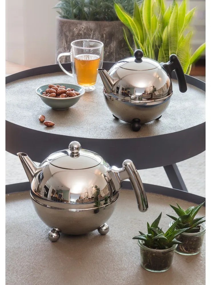 Kanvica na čaj z nehrdzavejúcej ocele v striebornej farbe 1,2 l Bella Ronde – Bredemeijer