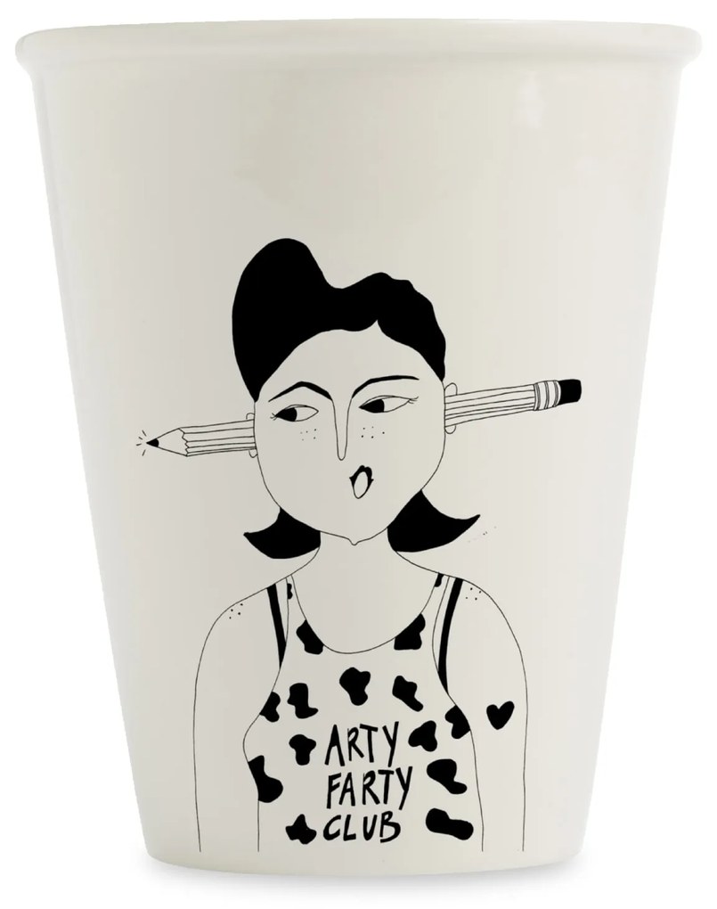 helen b Porcelánový hrnček Arty Farty Club 220 ml