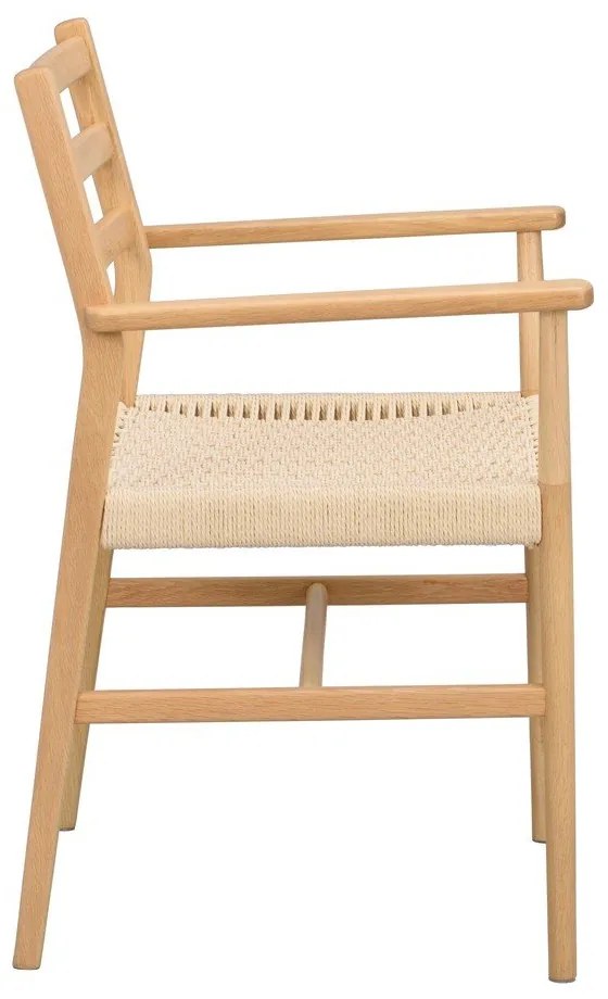 Jedálenská stolička v prírodnej farbe Harlan – Rowico