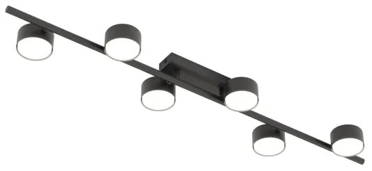 Stropné svietidlo BET 6xGX53/12W/230V čierna