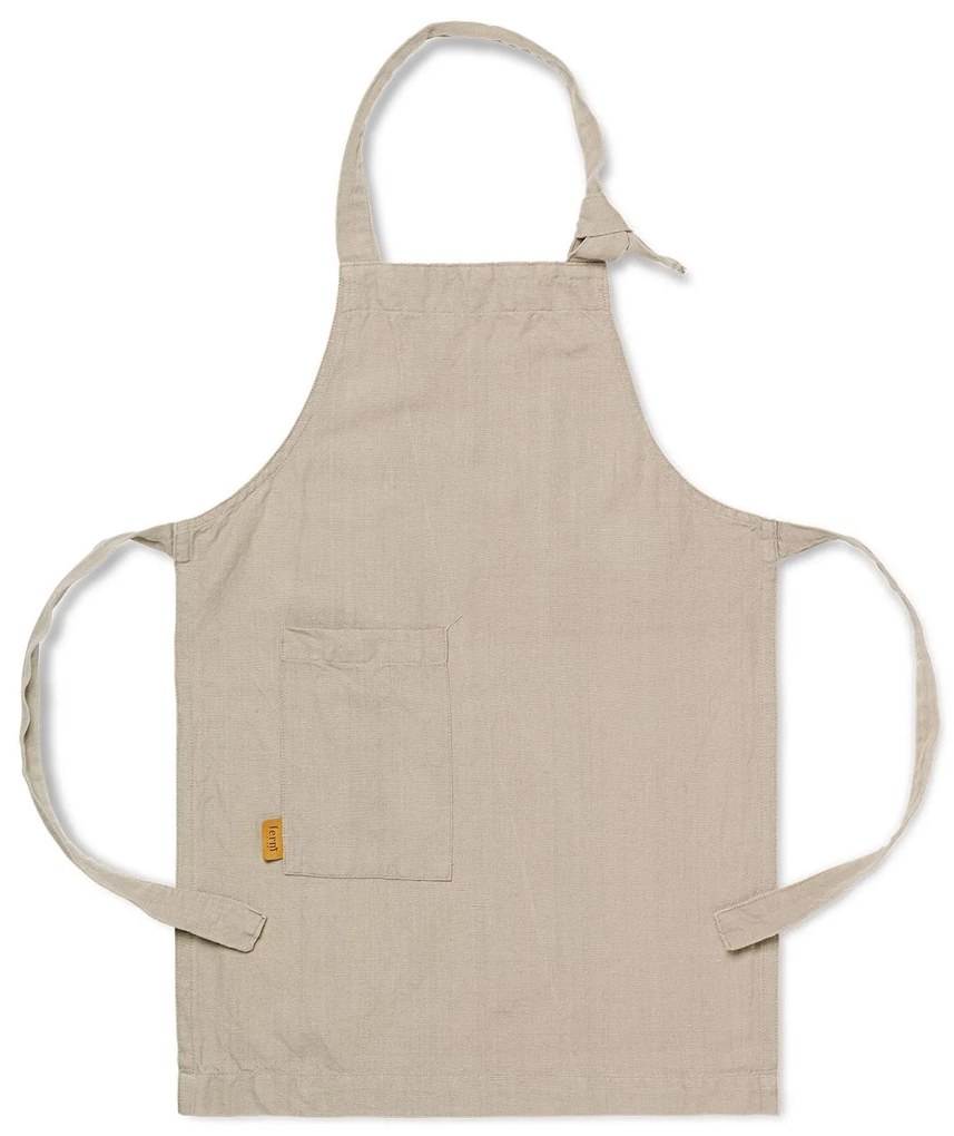 Ferm Living Detská zástera Hale Apron Sand