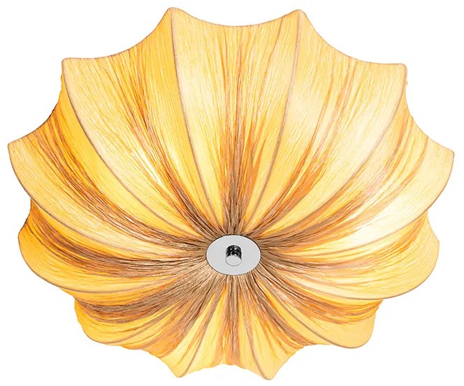 Dizajnové stropné svietidlo béžové 52 cm 3-svetlo - Plu