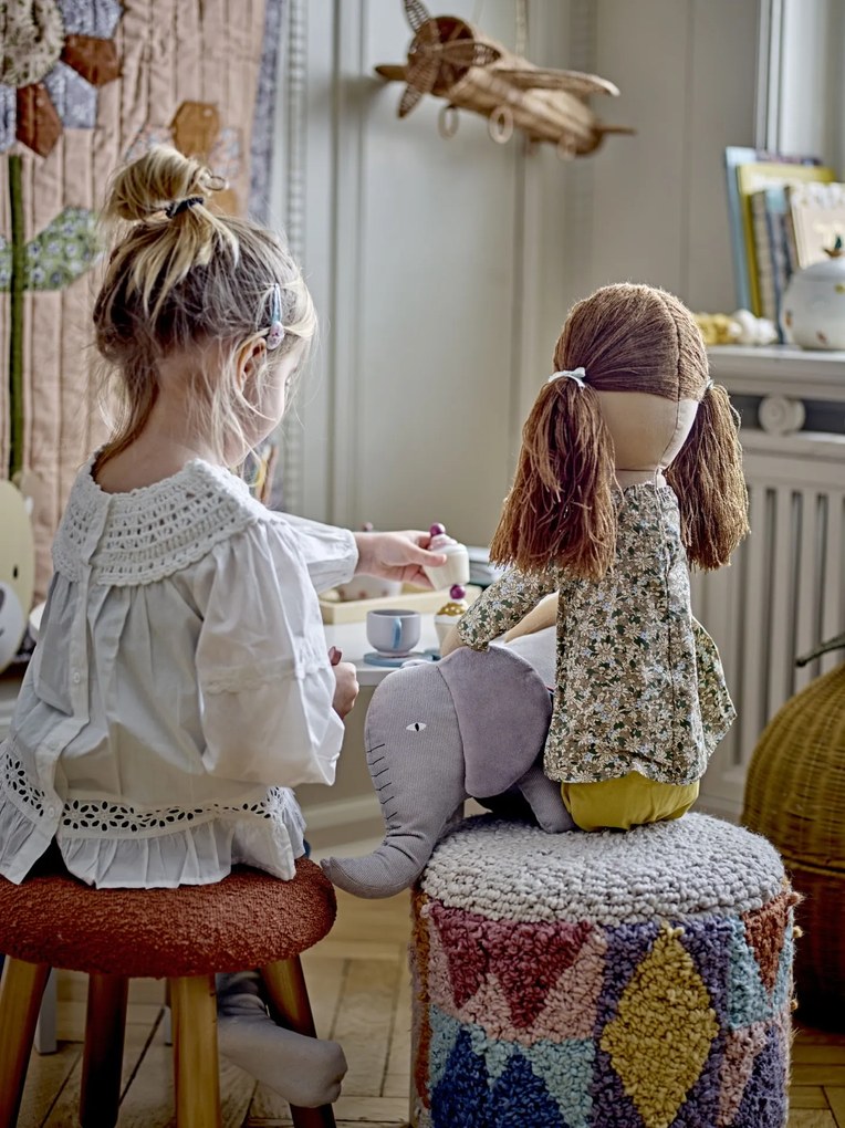 Bloomingville Detská stolička Aksel Stool Brown