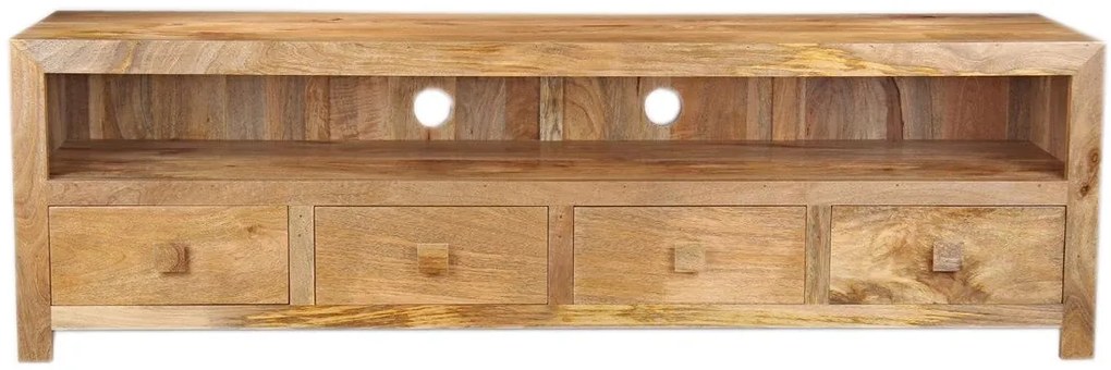 furniture-nabytek.cz - TV stolík masív z dreva mango 160x50x45
