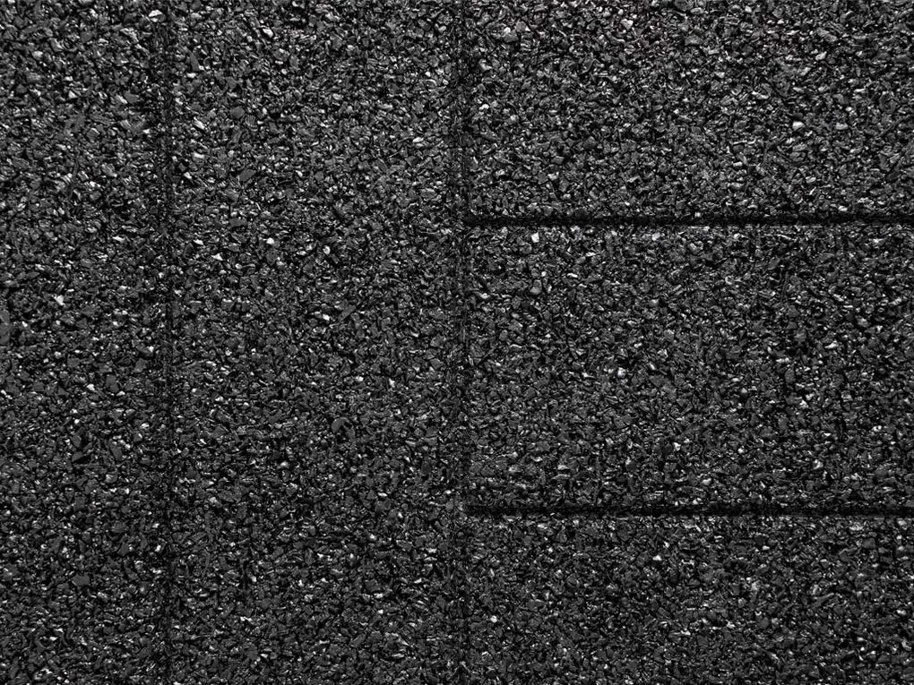 Gumová dlaždica ASLON Design 50 x 50 cm, čierna