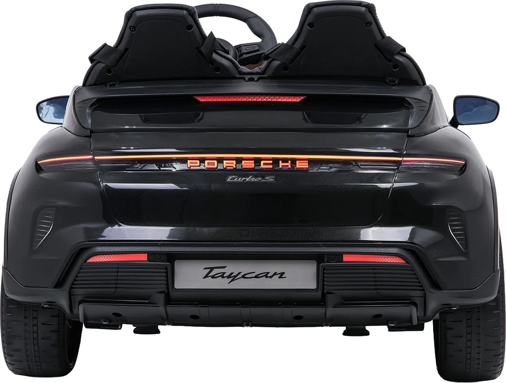 Ramiz Porsche Taycan Turbo S vozidlo Čierna