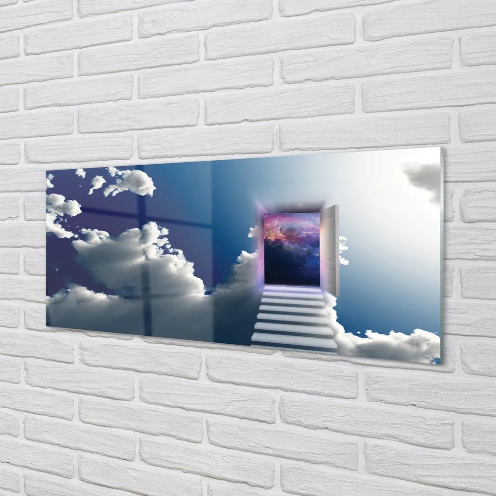 Obraz na akrylátovom skle Sky schody eye 120x60 cm