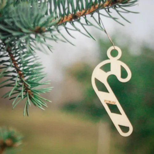 Ozdoba na stromček - vianočná palička 2