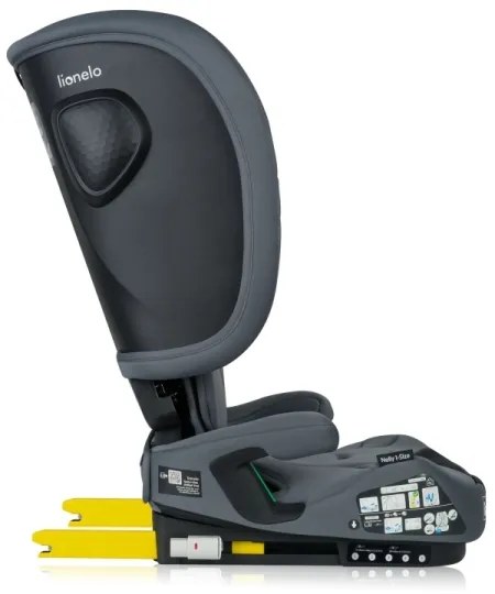 Lionelo - Skladacia autosedačka NELLY i-Size 76-150 cm grafitová sivá