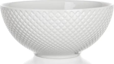 Miska Diamond Line, biela s reliéfem%