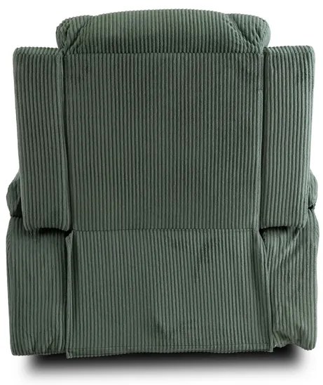 Masážne polohovateľné kreslo ARIEN zelený manšester - vintino.sk