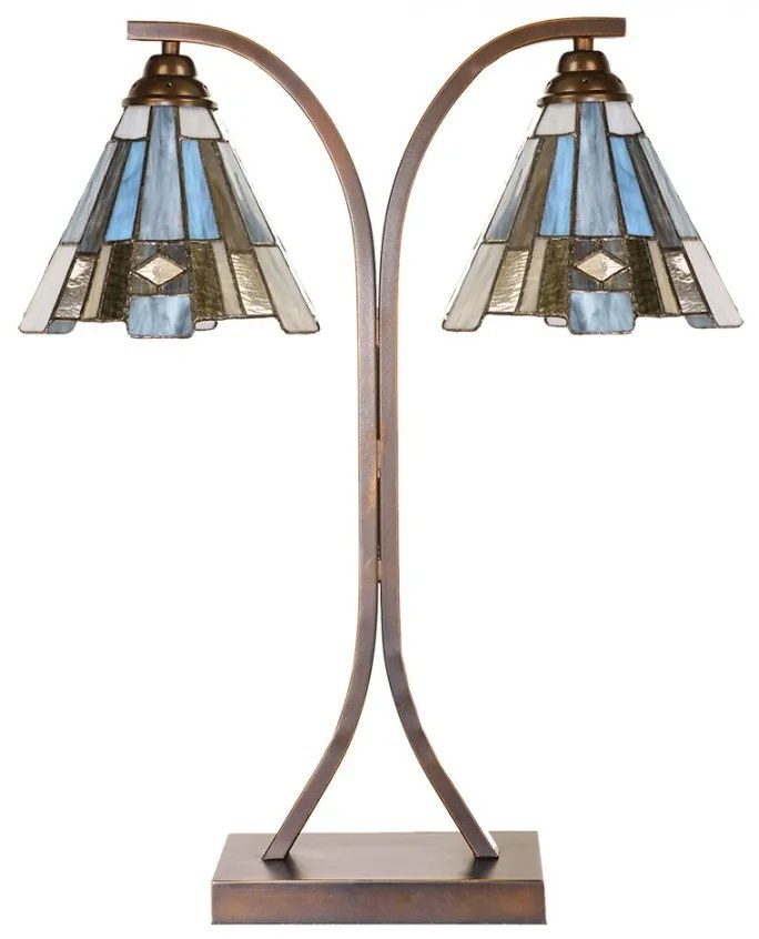 Lampa do obývačky Tiffany Ø2*19 48*57