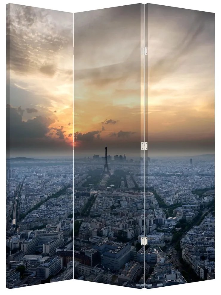 Paraván - Paríž z výšky (126x170 cm)