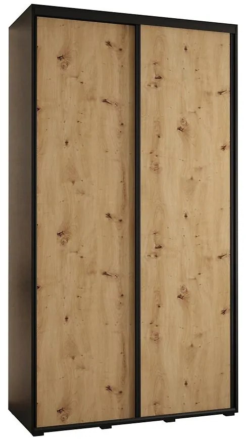 Skriňa 45 Canaris 1 130 čierna/artisan/čierna