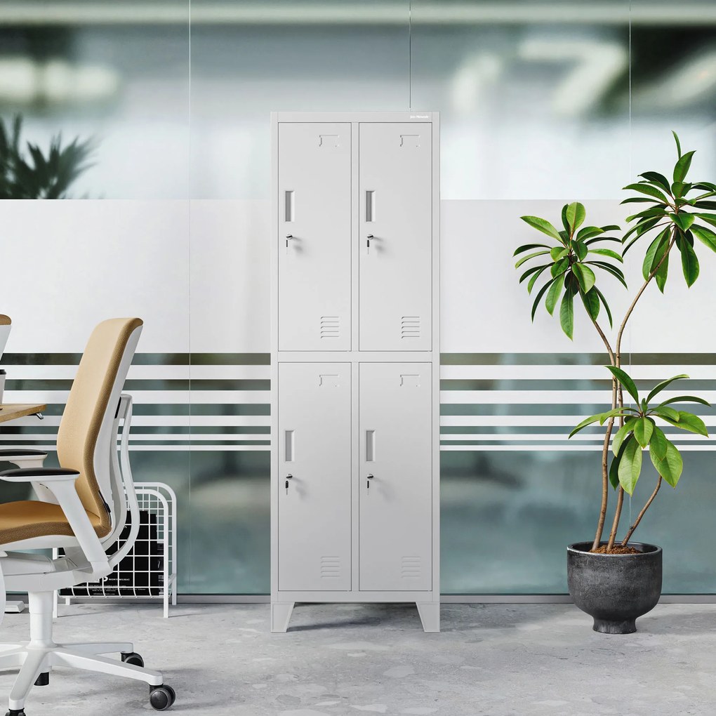 Pracovná šatníková skriňa BHP BARTEK 2 Plus 559 x 1720 x 450 mm