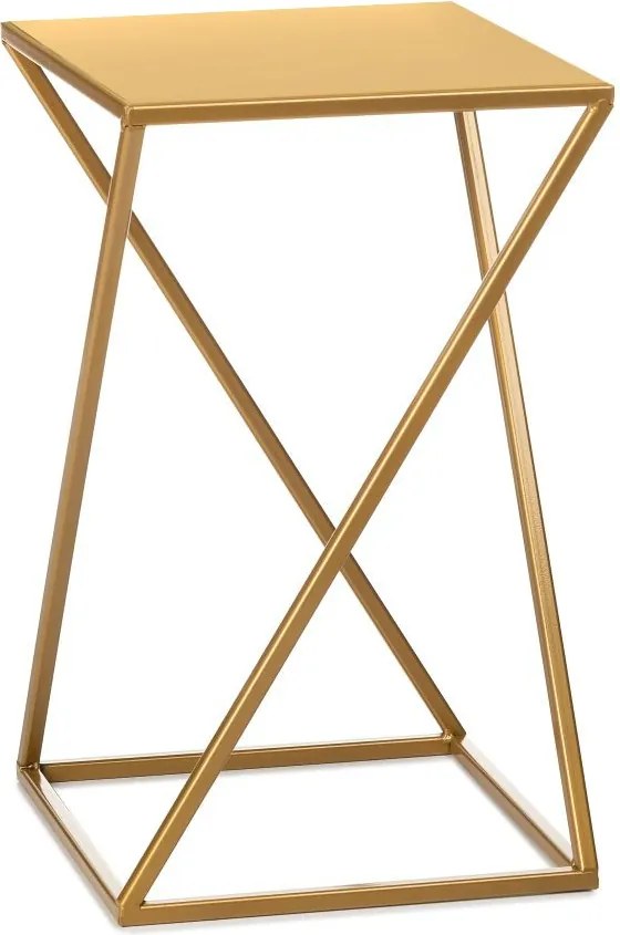 STOJAN NA KVETINÁČ LOFT4 40X24X24 CM ZLATÁ