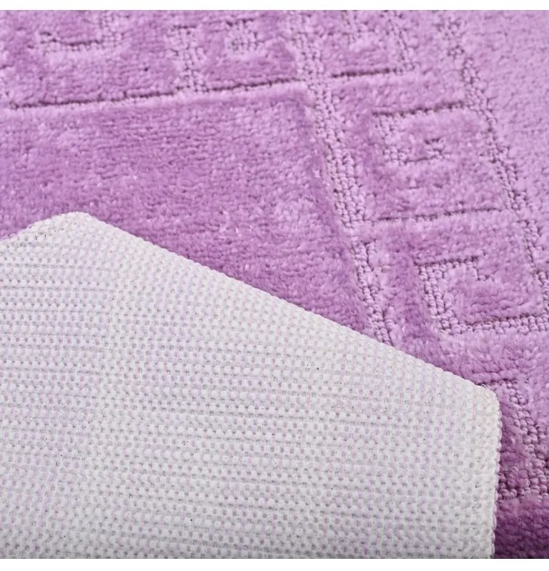 Kúpeľňové predložky set 2 kusov Lia fialové EMI