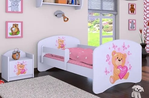 MAXMAX Detská posteľ bez šuplíku 140x70cm MÍŠA