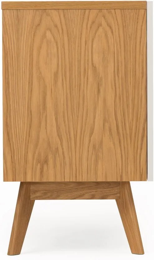 Komoda s modrými a sivými zásuvkami Woodman Avon